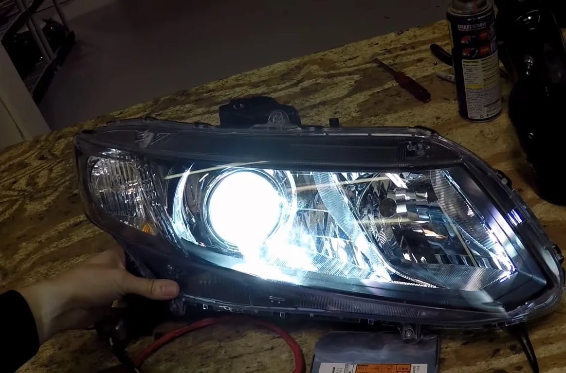 How to Reseal Headlights - Testing the Light
