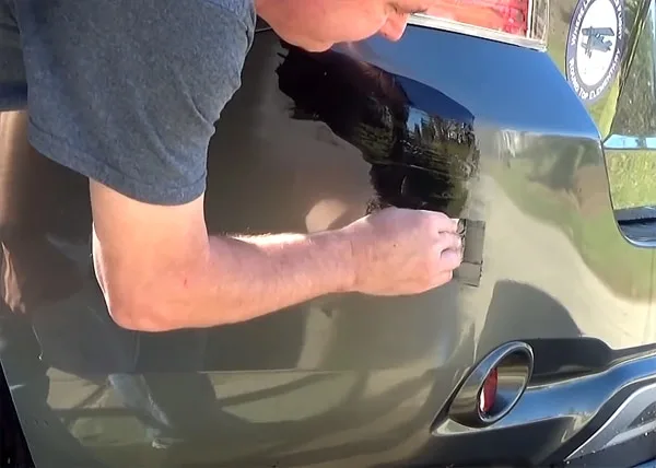 How to Remove Scratches From a Car Bumper Fill In With Repair Adhesive