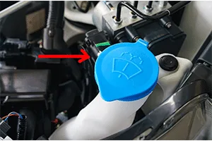 find windshield washer fluid