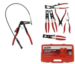 ABN Flexible Hose Cable Clamp Pliers Tool Set 7 Piece Kit review