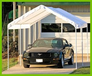 12 X 20 Carport Arrow Storage Products Eggshell Steel Carports Carport Designs Metal Carports