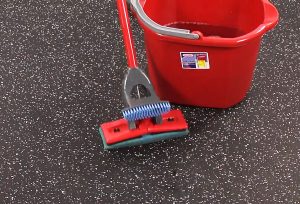 How to clean a rubber garage floor