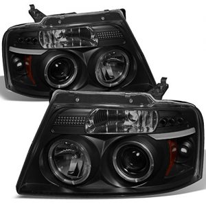 Ford F-150 Black Smoke Dual Halo LED G2 Projector Headlights Review