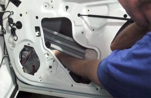 Installation Car Sound Deadening Mat