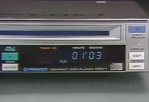 World’s first car CD player Pioneer