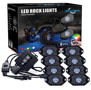 MICTUNING  LED Rock Lights review