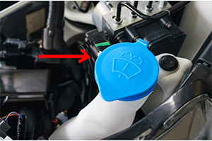 find windshield washer fluid